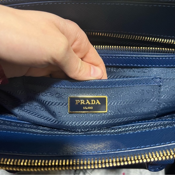 🔵 Large PRADA Galleria Saffiano leather bag - Picture 7 of 14